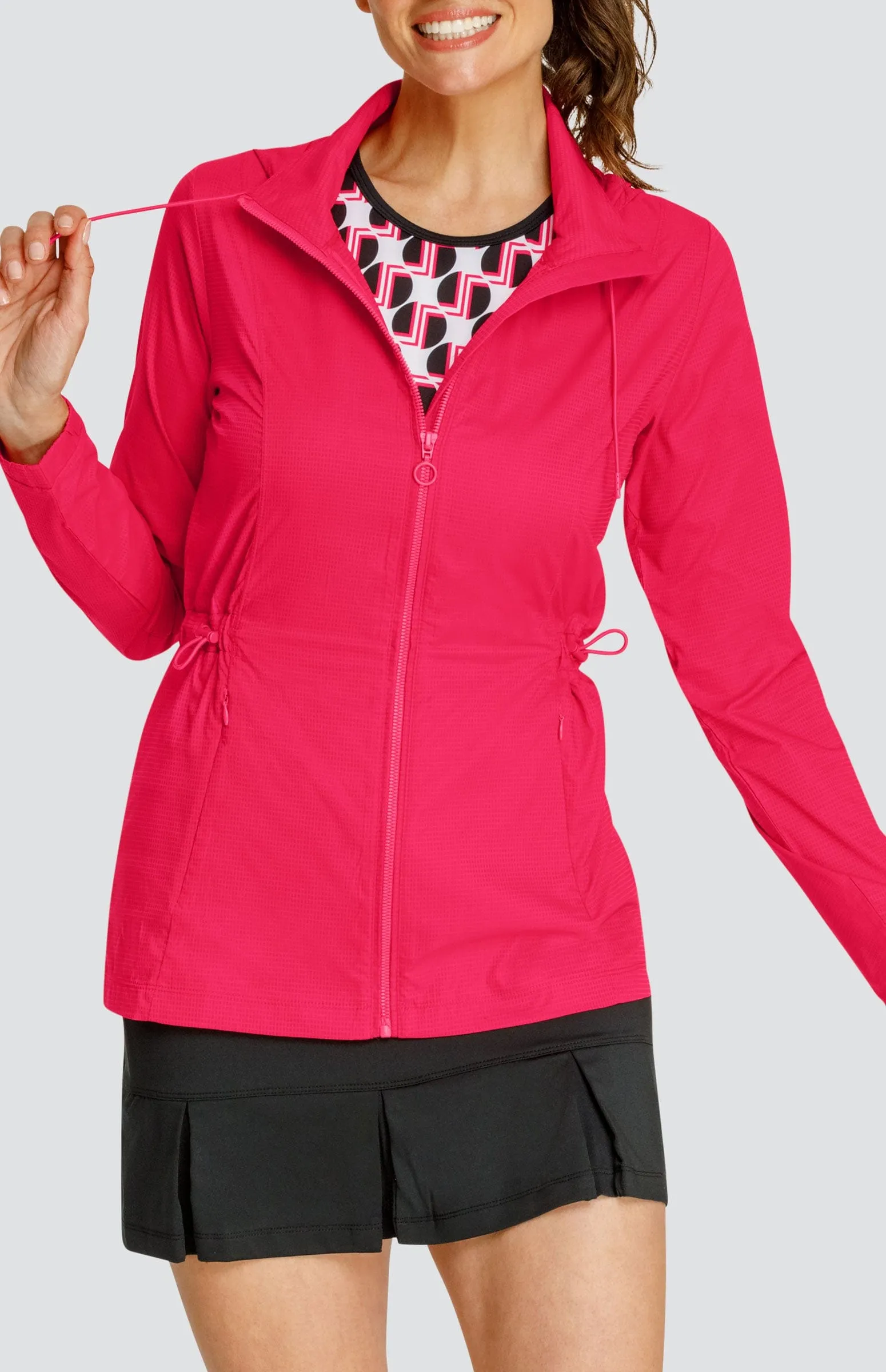 Women Tail Activewear Nola Water Resistant Jacket - Wild Cherry