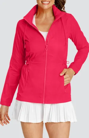 Women Tail Activewear Nola Water Resistant Jacket - Wild Cherry