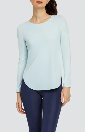 Women Tail Activewear Panem Top - Blue Glow