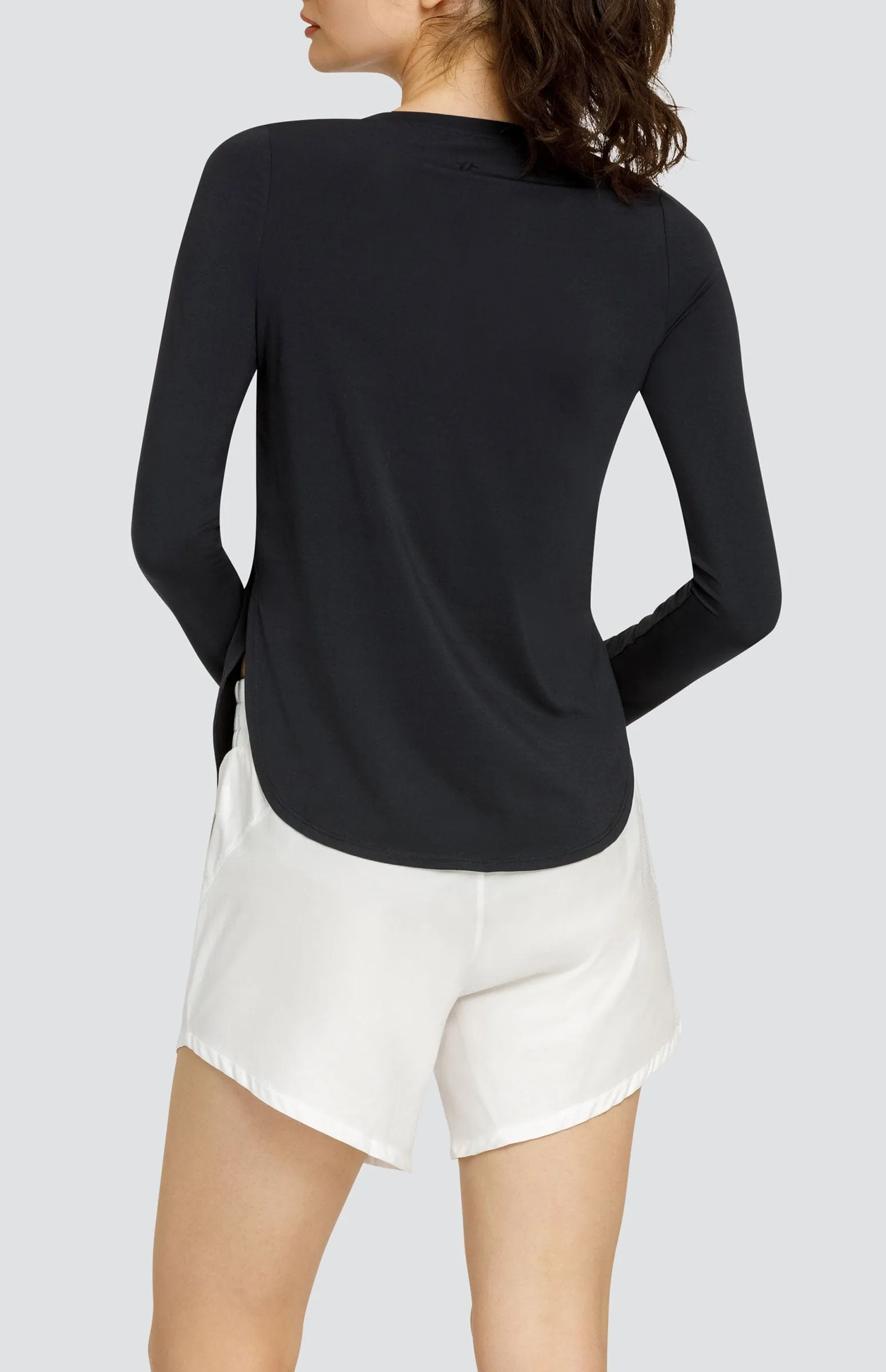 Women Tail Activewear Panem Top - Onyx Black