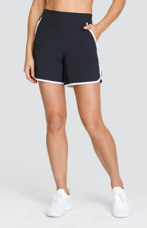Women Tail Activewear Pickler 6" Short - Onyx Black