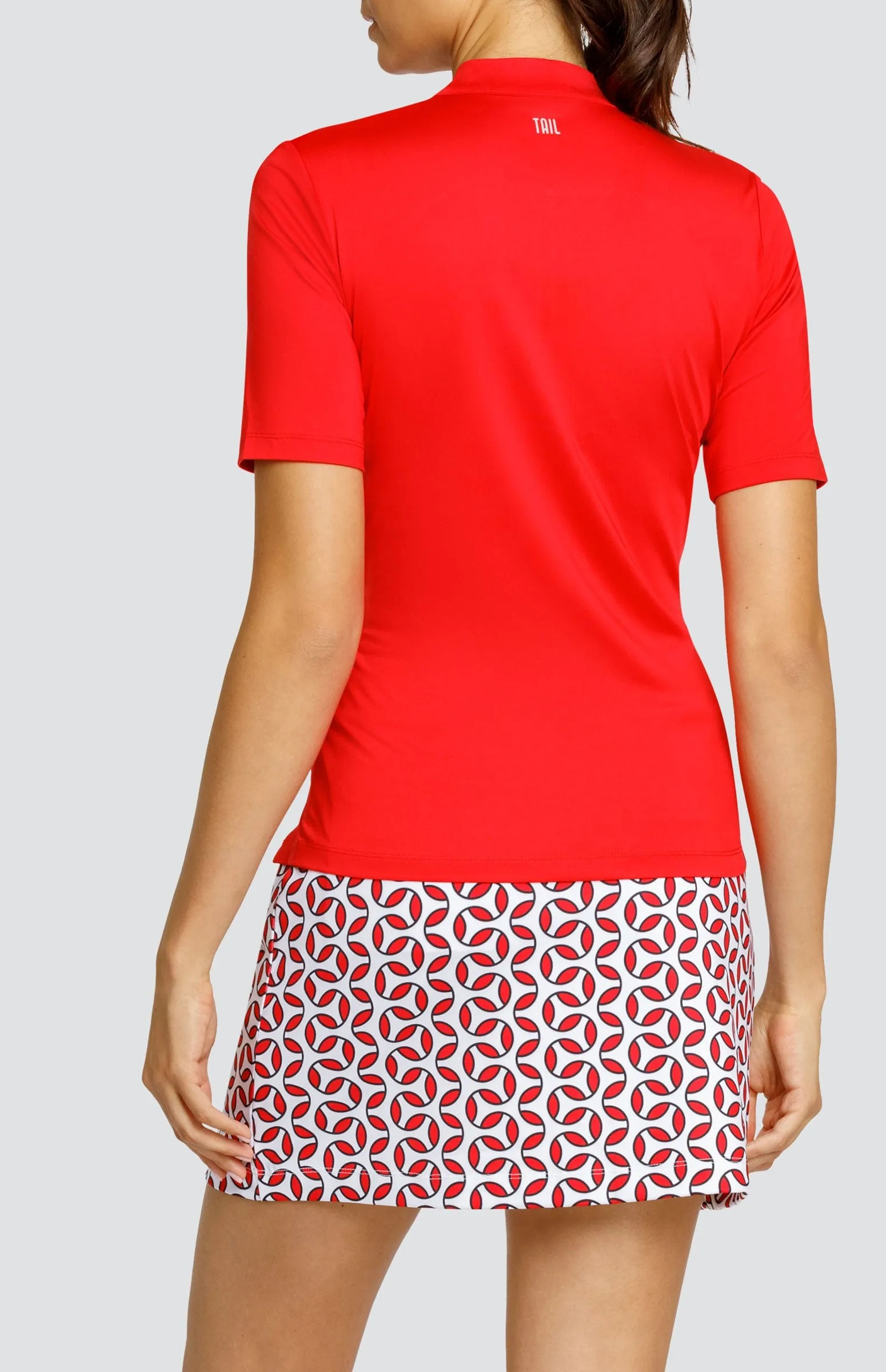 Women Tail Activewear Posie Top - Dahlia Red