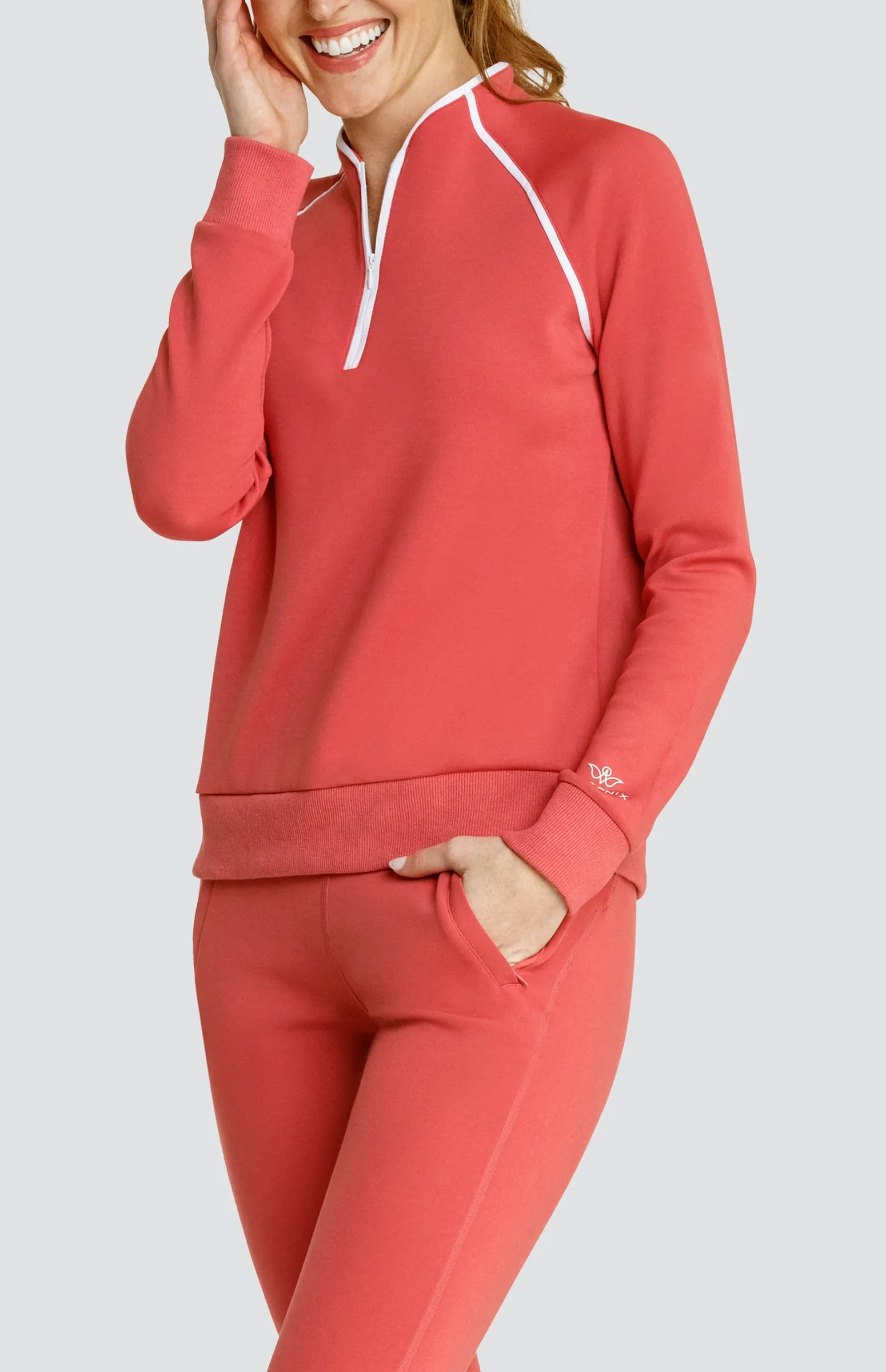 Women Tail Activewear Regent Top - Cherry Rose