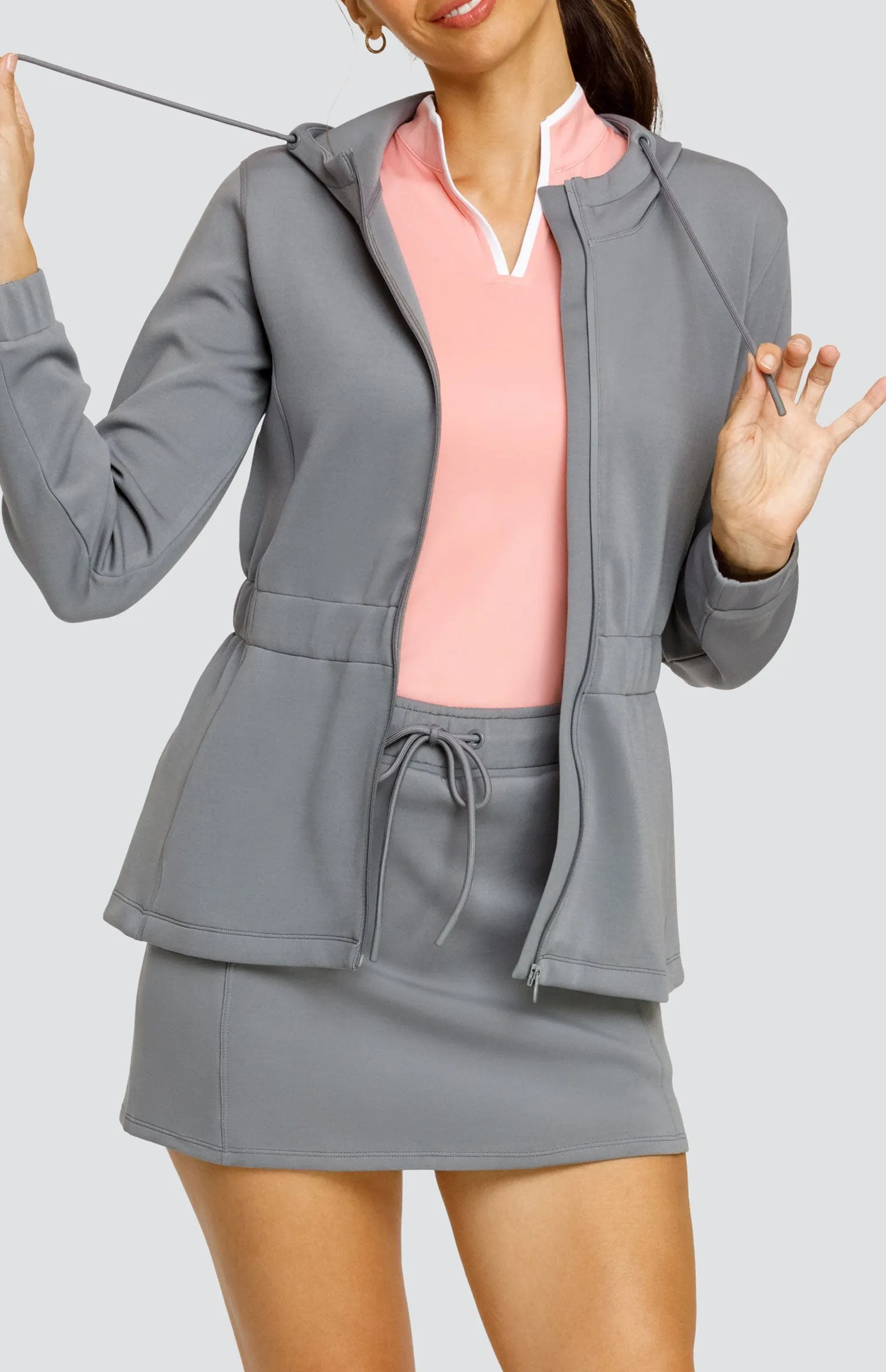 Women Tail Activewear Robyn Hooded Jacket - Cool Mist