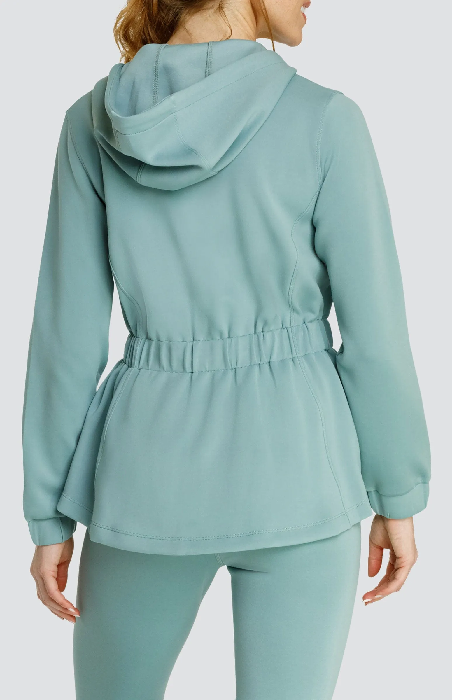 Women Tail Activewear Robyn Hooded Jacket - Sage