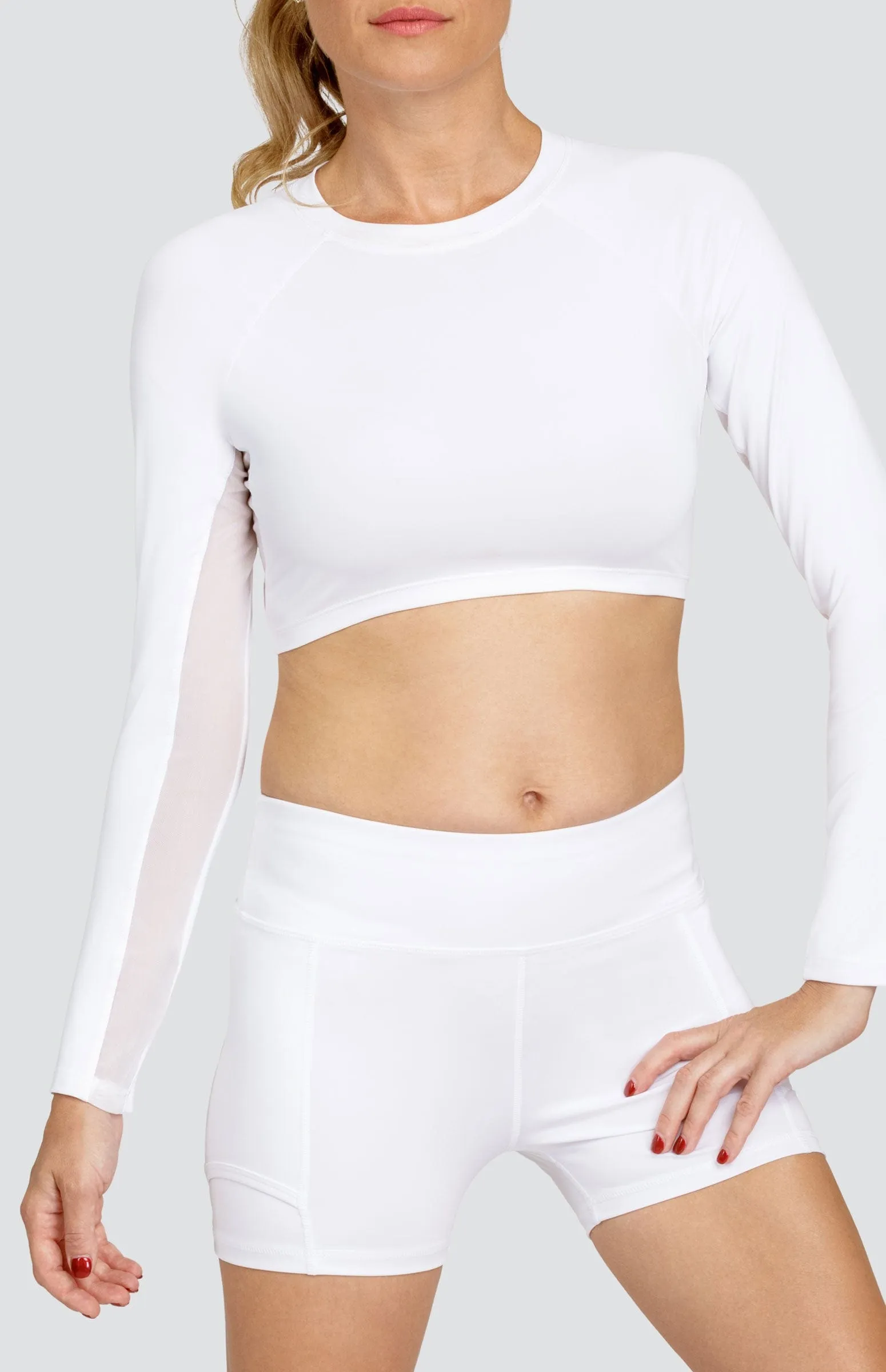 Women Tail Activewear Sasha Layering Top - Chalk White