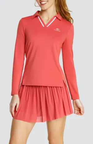 Women Tail Activewear Saturday Top - Cherry Rose