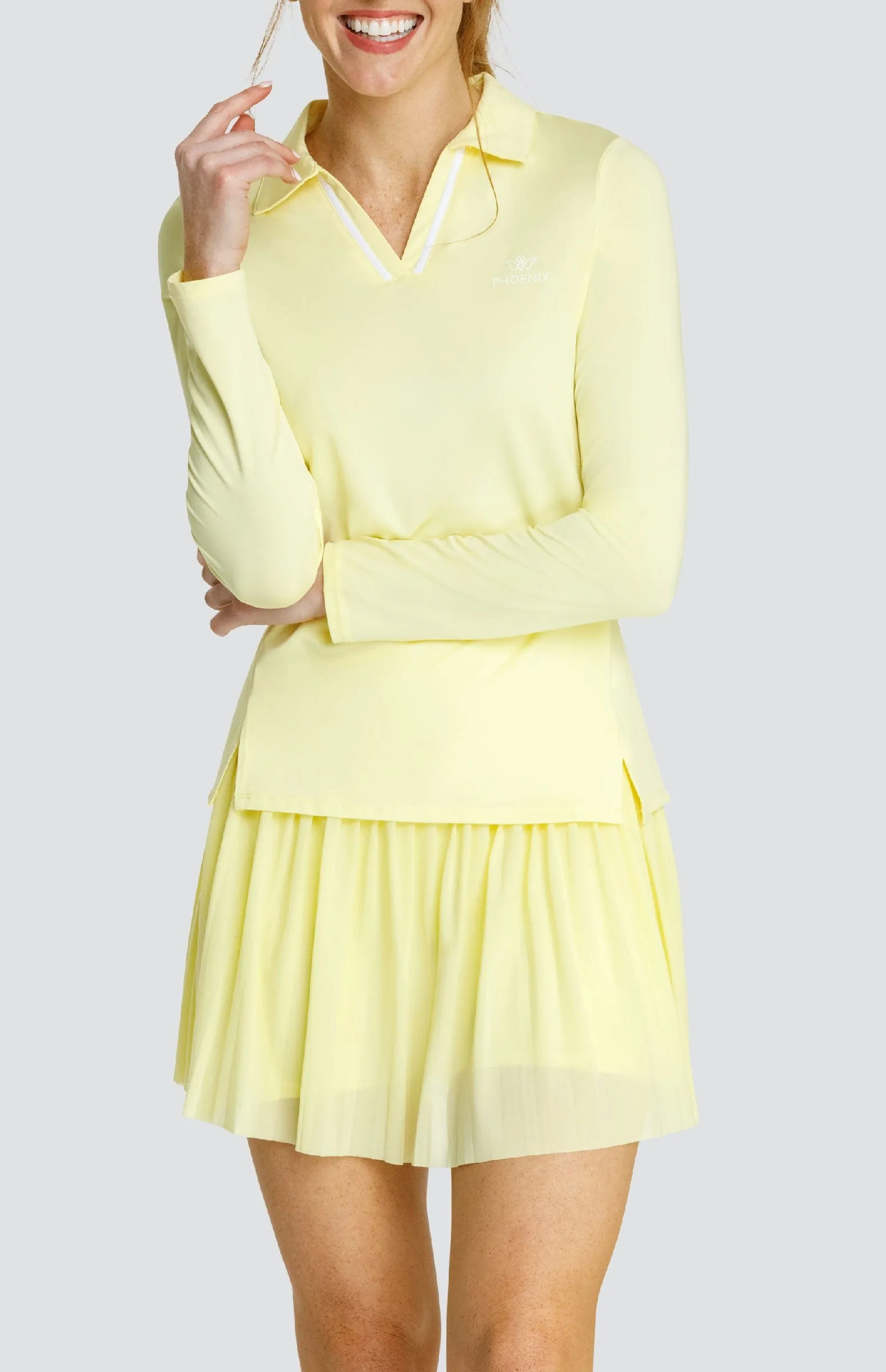 Women Tail Activewear Saturday Top - Fresh Lemon