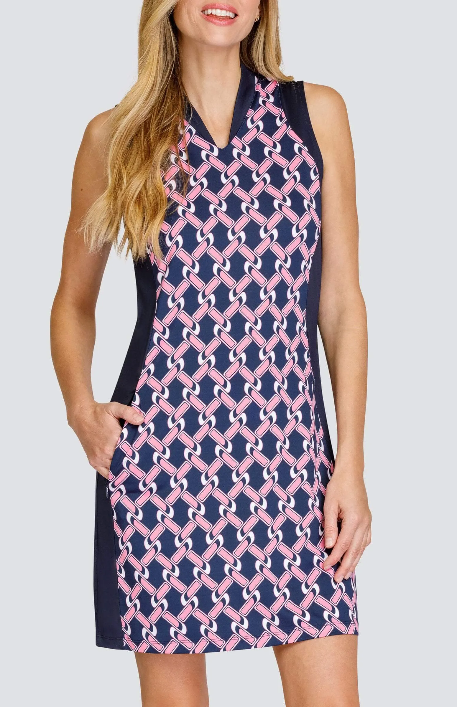 Women Tail Activewear Shondra 36.5" Dress - Geo Twist