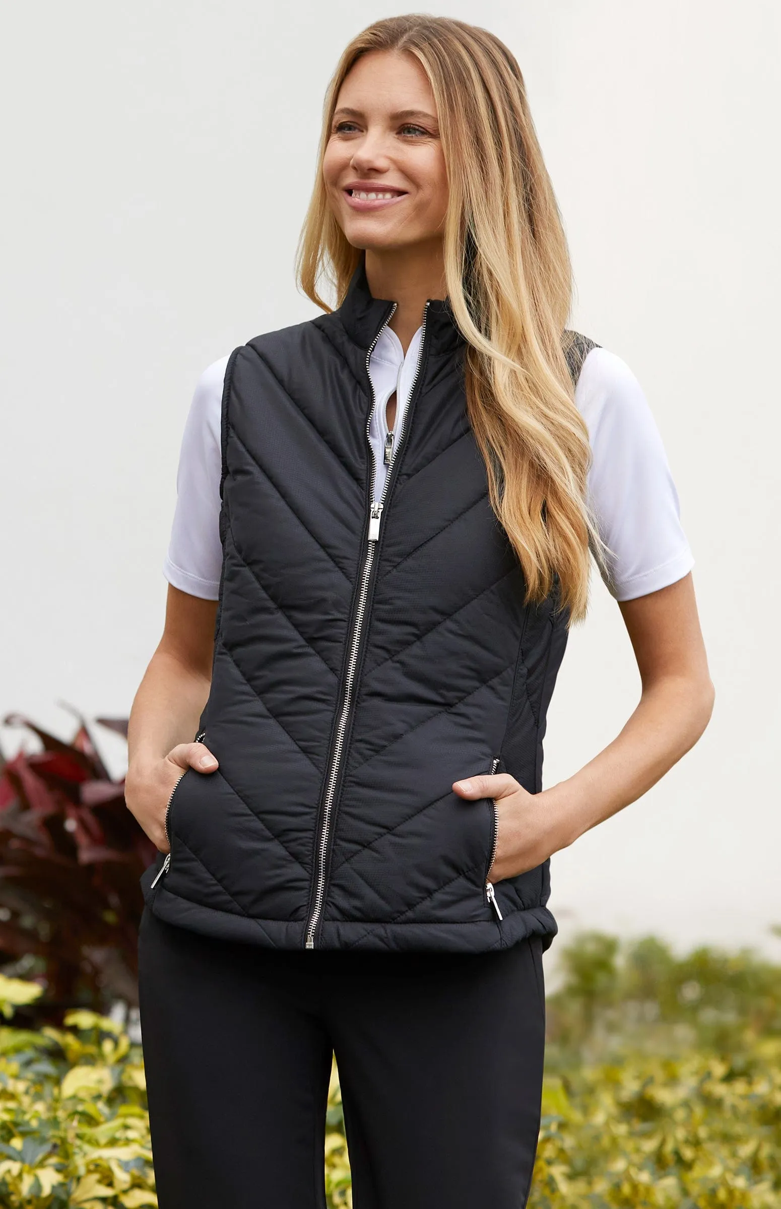 Women Tail Activewear Sonny Vest - Onyx Black