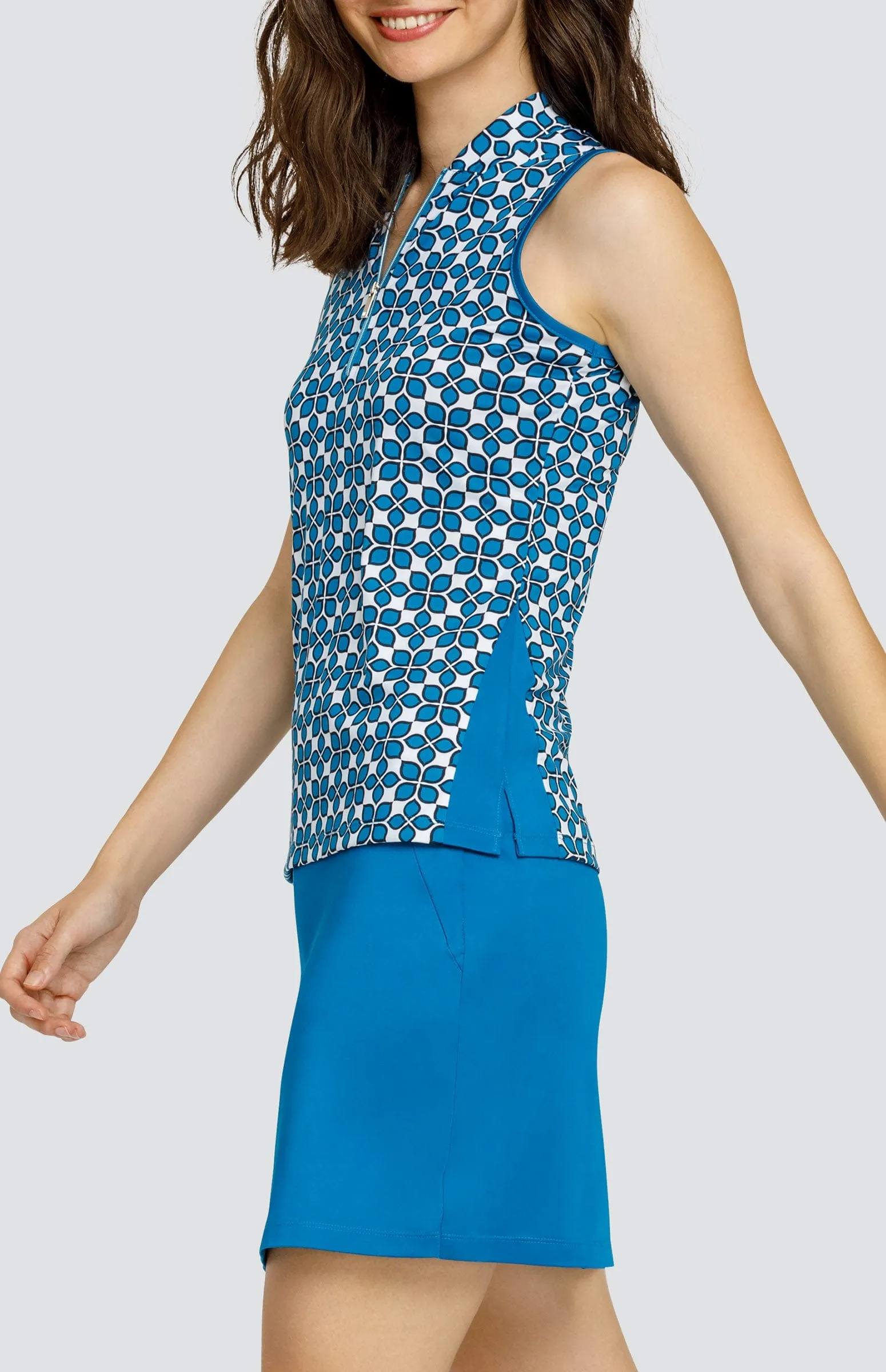 Women Tail Activewear Steele Top - Mosaic Blooms