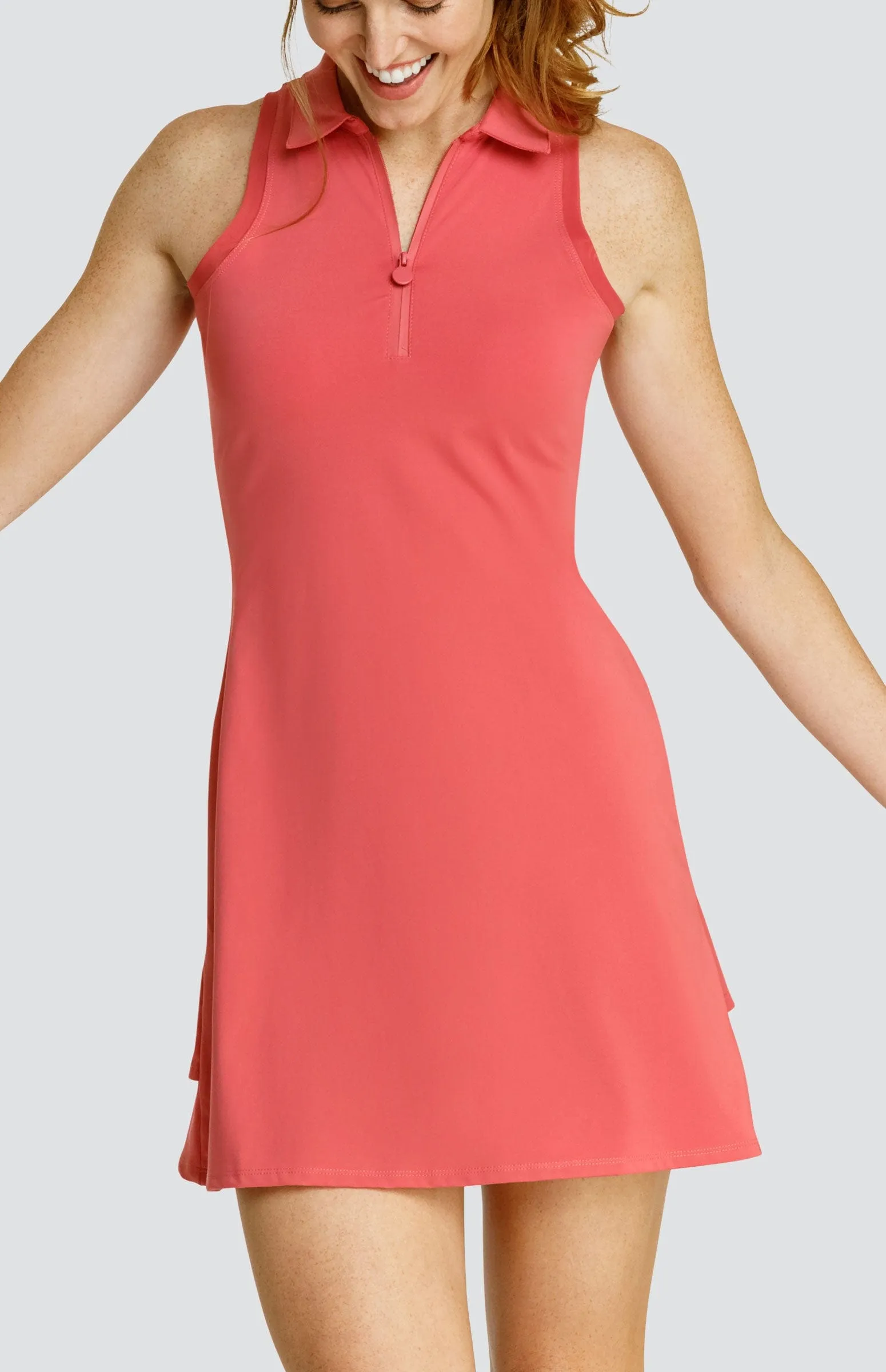 Women Tail Activewear Suella 34" Dress - Cherry Rose