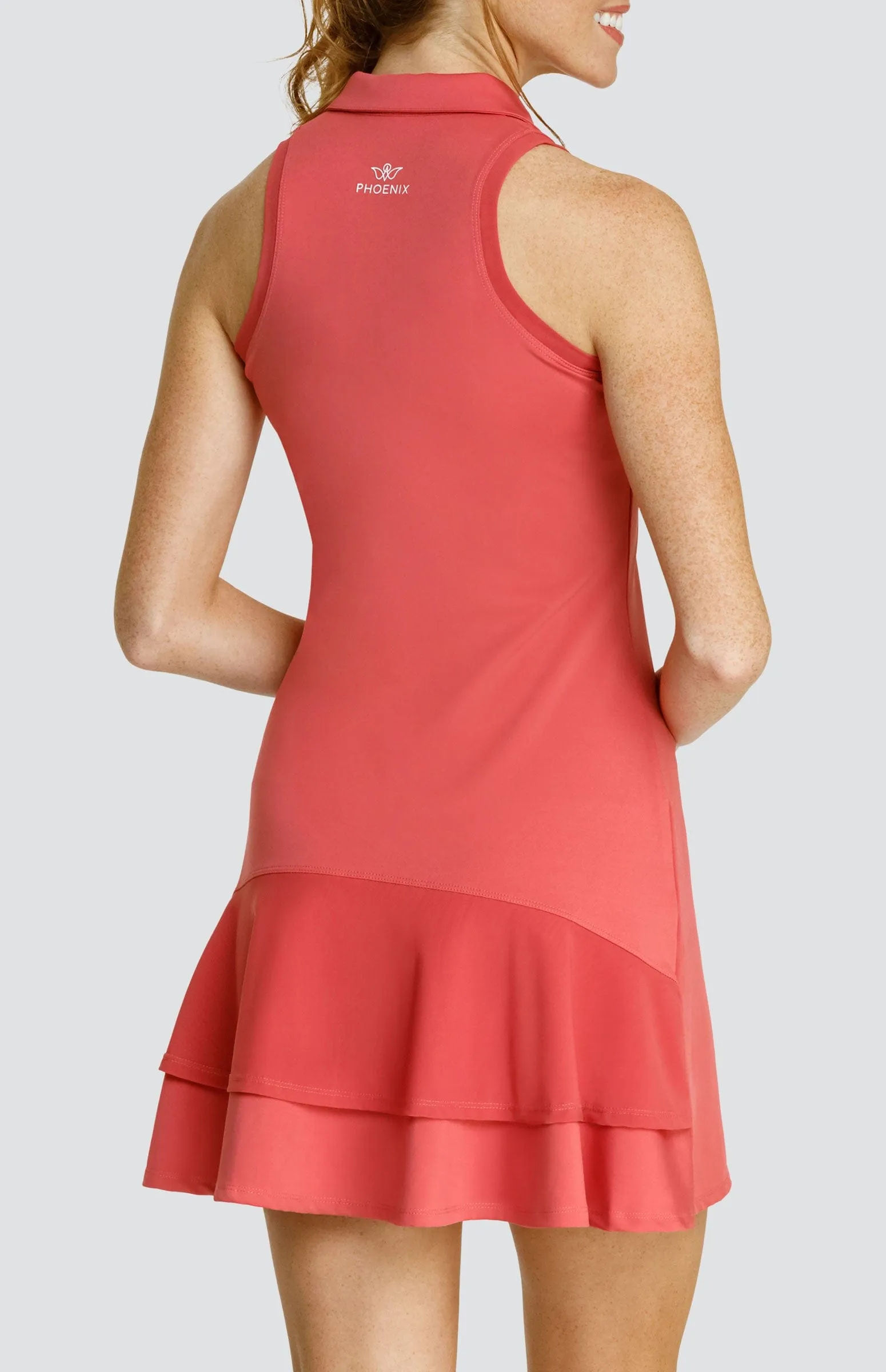 Women Tail Activewear Suella 34" Dress - Cherry Rose