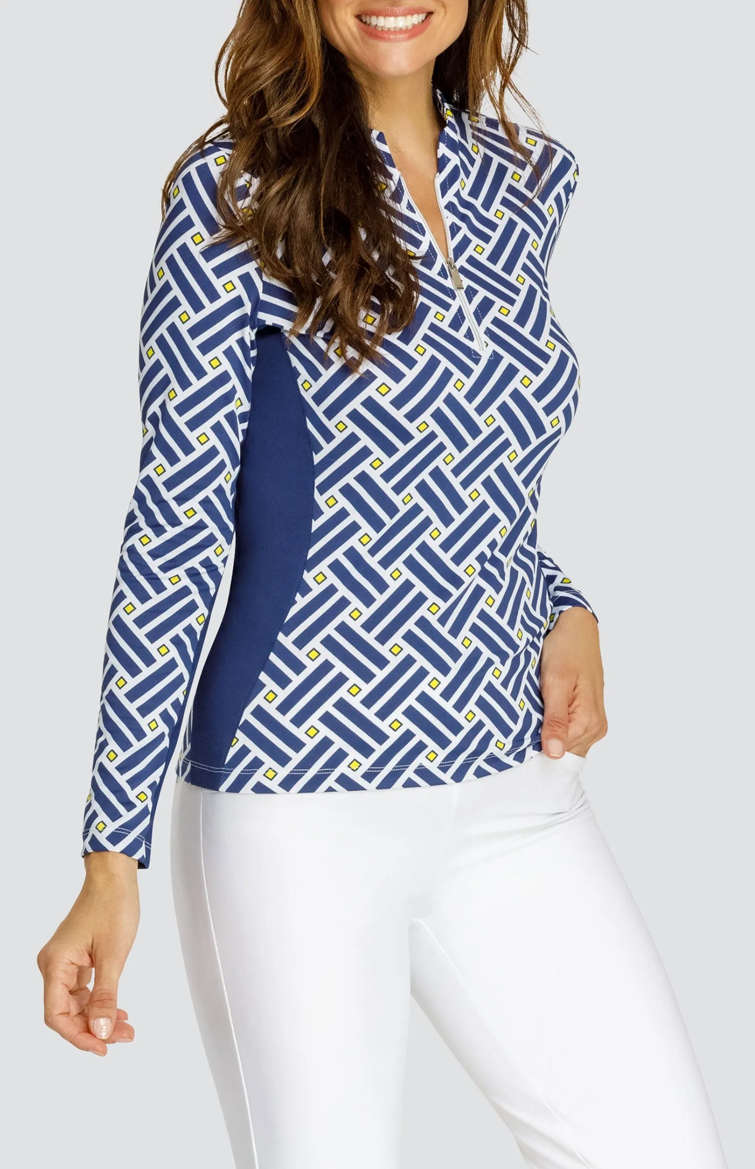 Women Tail Activewear Trey Top - Electric Diamond