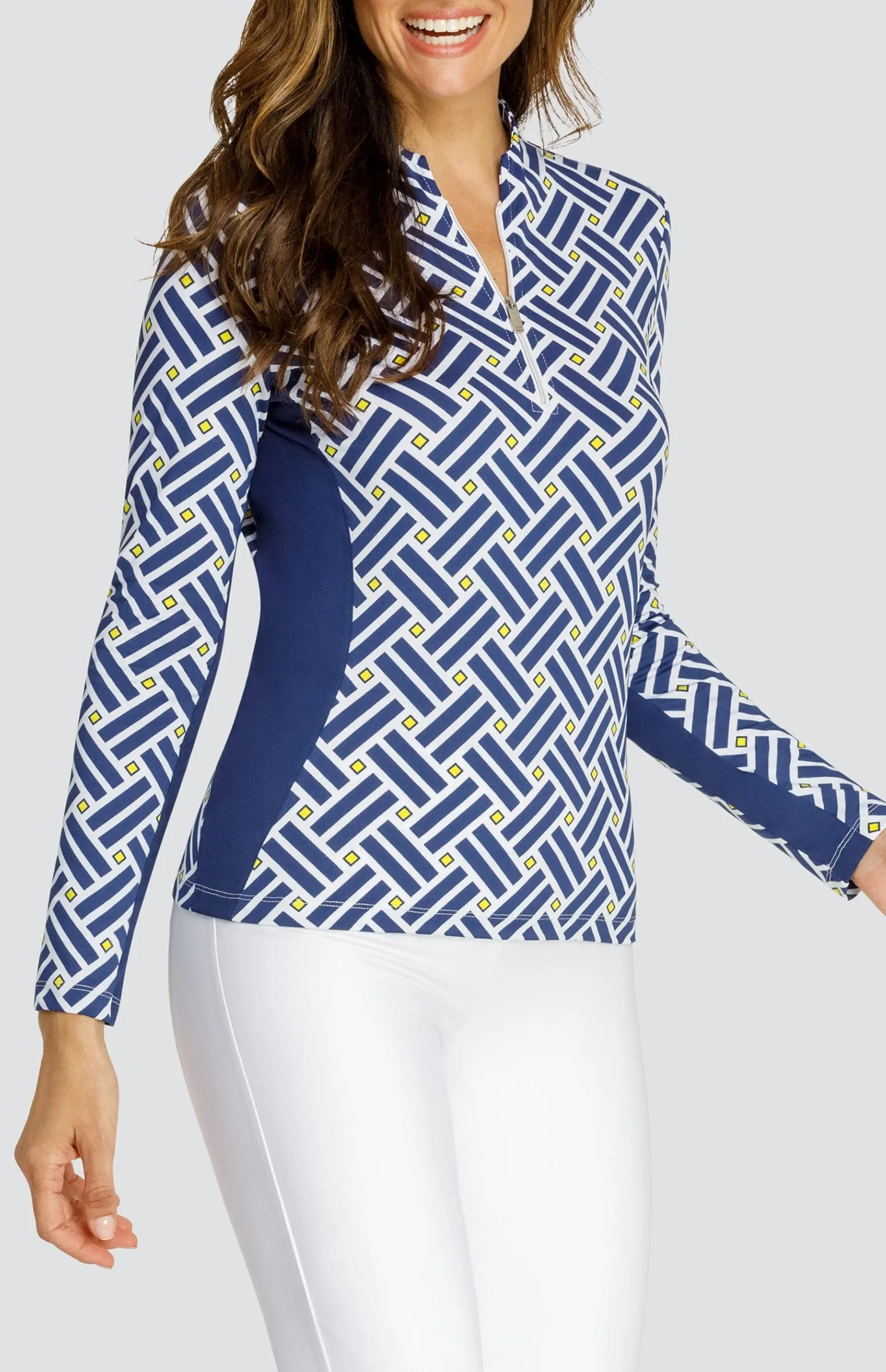 Women Tail Activewear Trey Top - Electric Diamond
