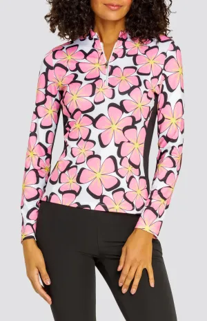 Women Tail Activewear Trey Top - Glimmer Petals