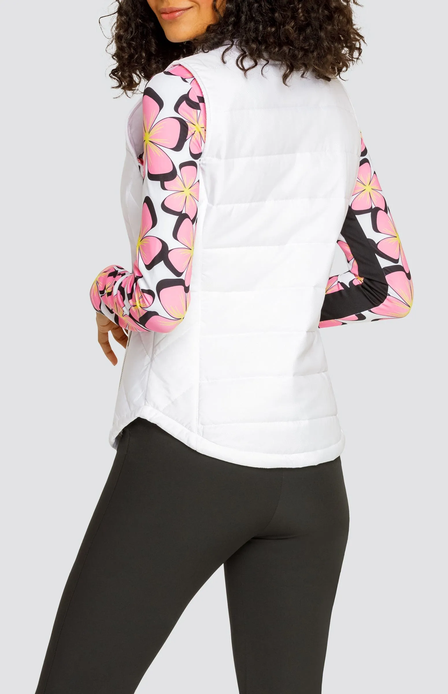 Women Tail Activewear Trey Top - Glimmer Petals