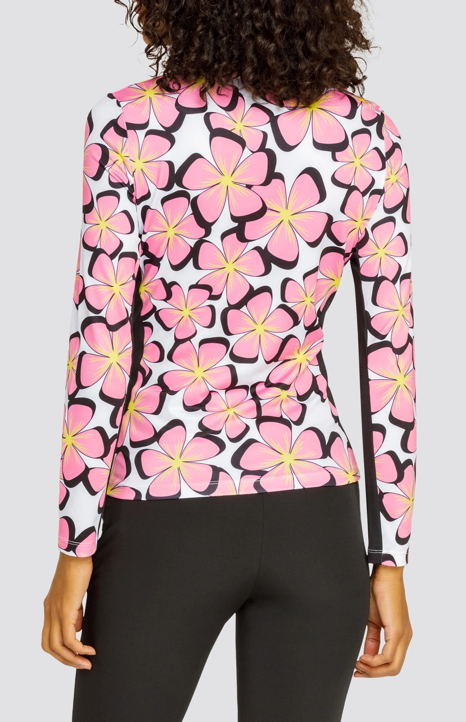 Women Tail Activewear Trey Top - Glimmer Petals