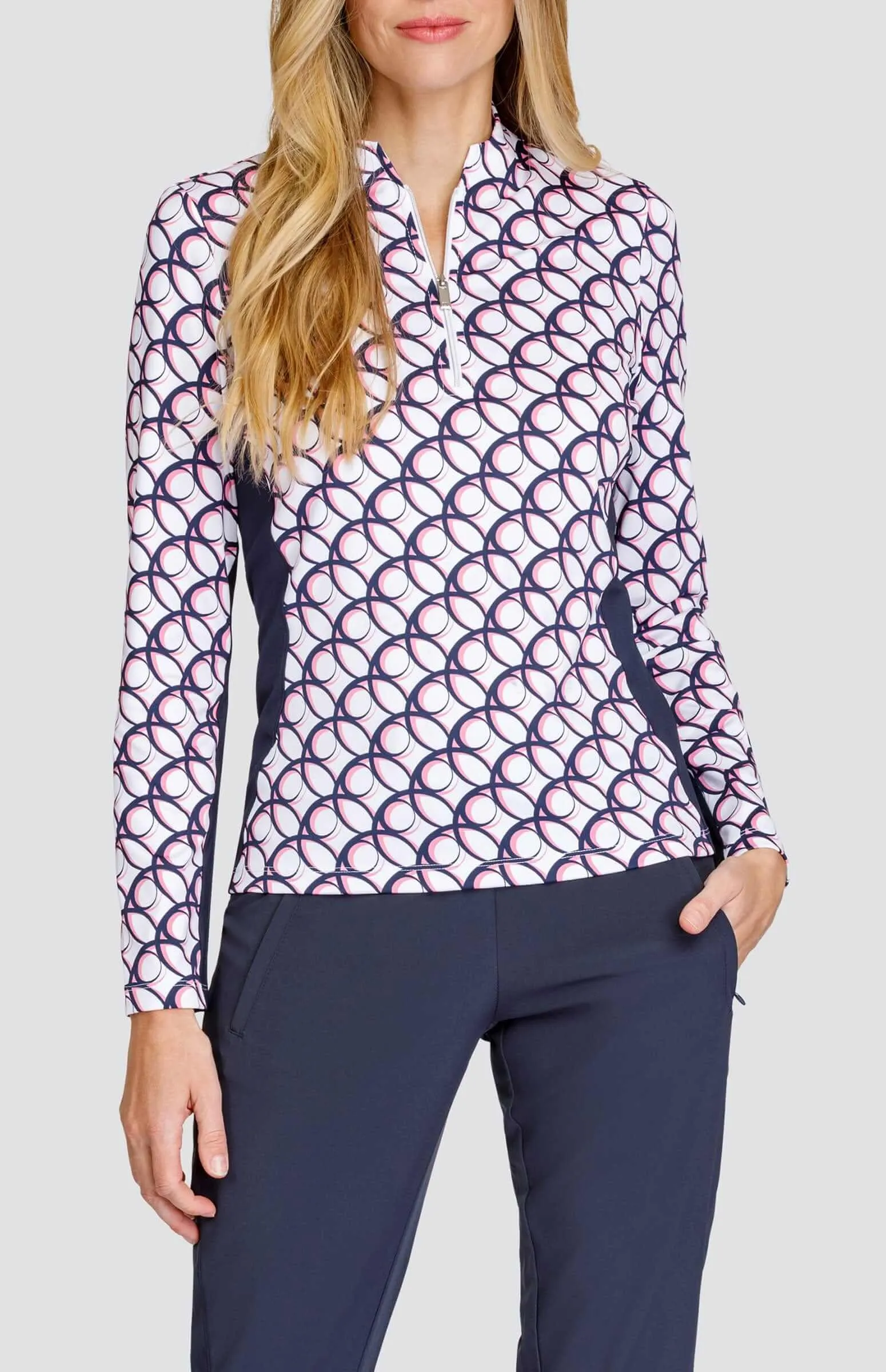 Women Tail Activewear Trey Top - Twilight Geo