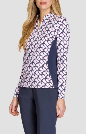 Women Tail Activewear Trey Top - Twilight Geo