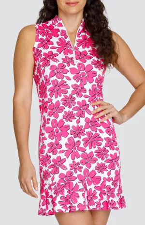 Women Tail Activewear Ulyana 36.5" Dress - Alluring Blooms