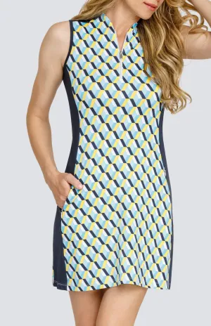 Women Tail Activewear Zamora 35" Dress - Serene Geo