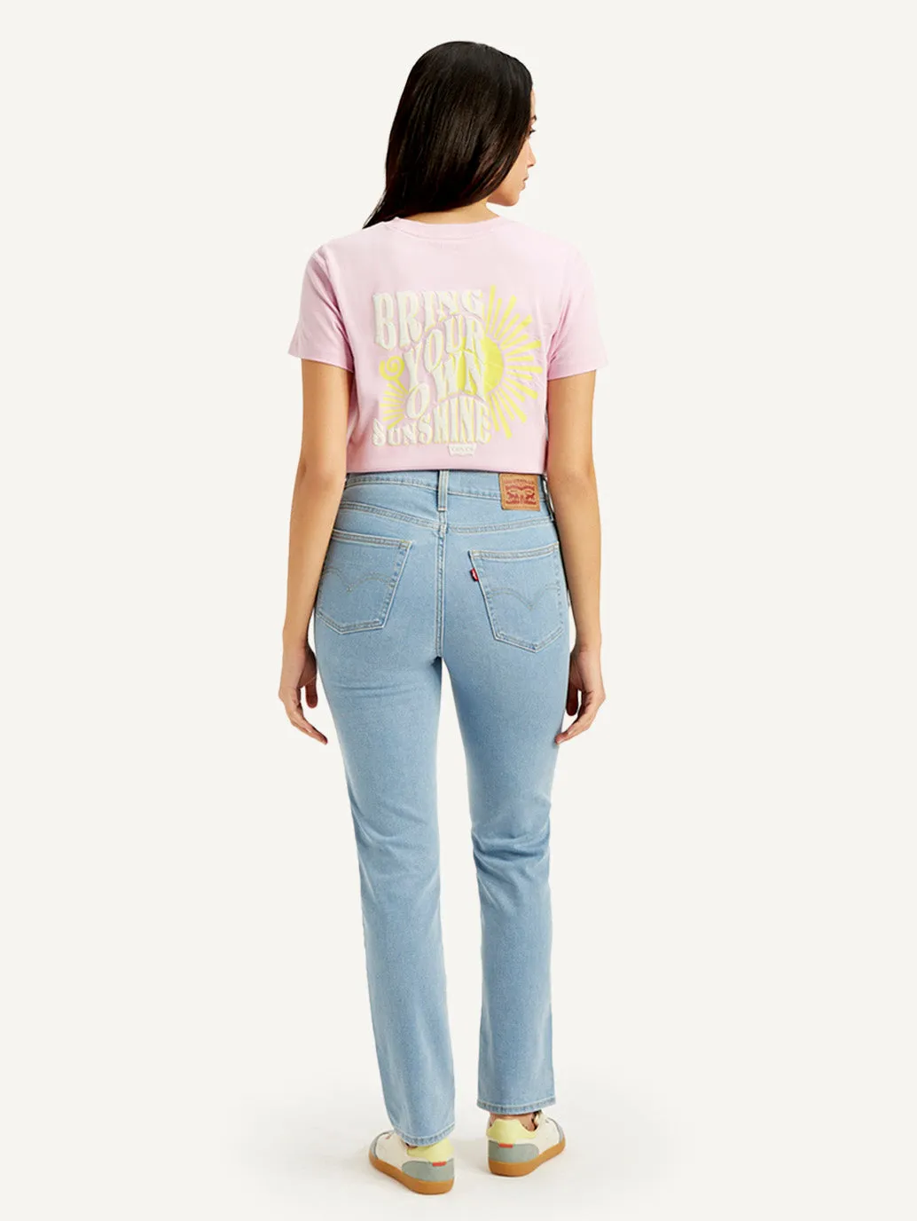 Women's 724 Blue Slim Fit High Rise Jeans LEVI'S