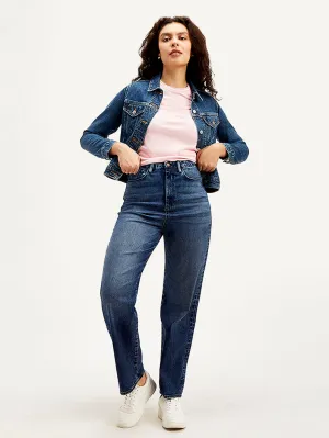Women's 724 Blue Slim Fit High Rise Jeans LEVI'S