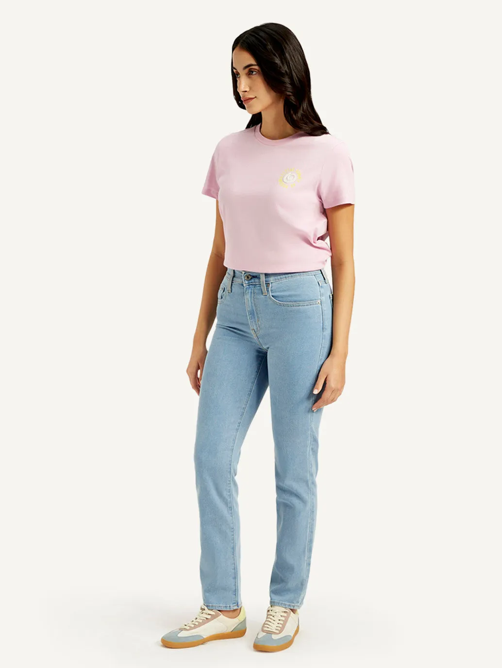 Women's 724 Blue Slim Fit High Rise Jeans LEVI'S