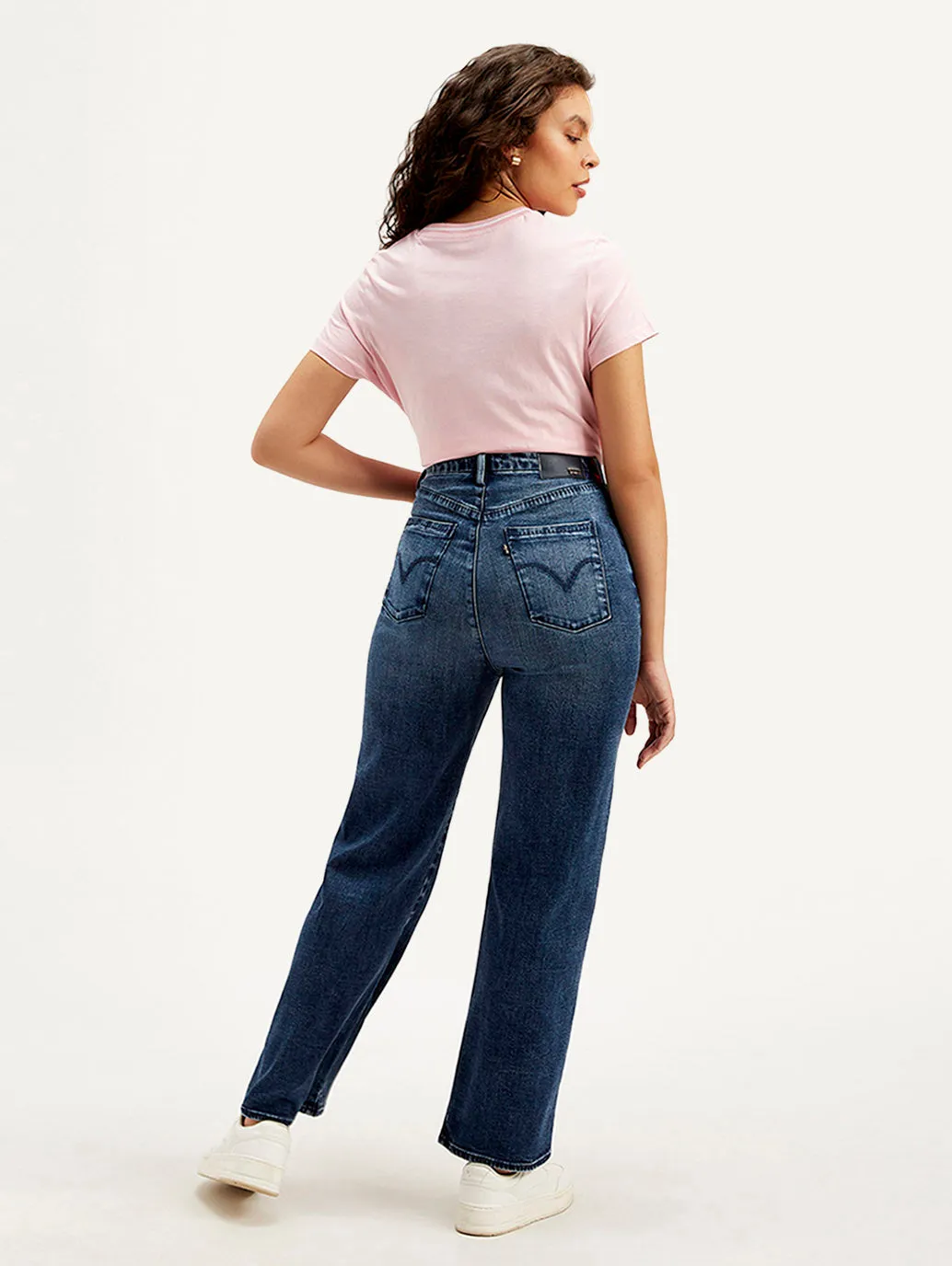 Women's 724 Blue Slim Fit High Rise Jeans LEVI'S