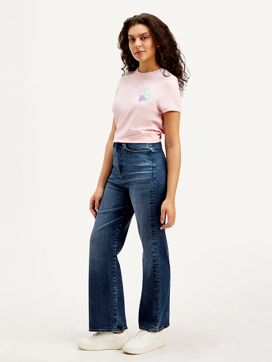 Women's 724 Blue Slim Fit High Rise Jeans LEVI'S