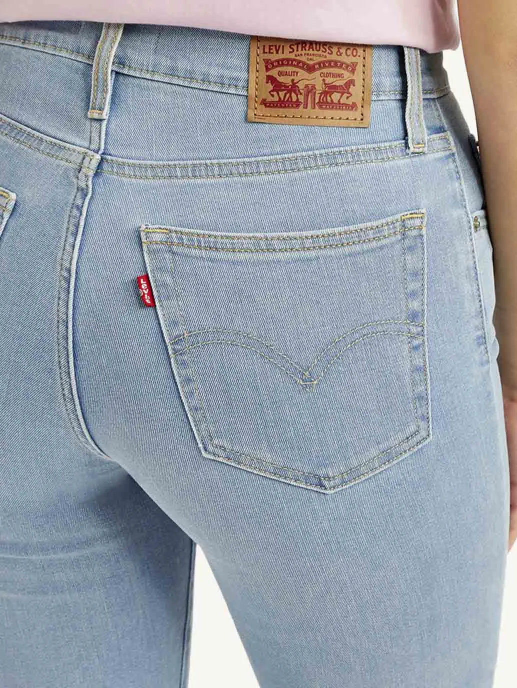 Women's 724 Blue Slim Fit High Rise Jeans LEVI'S