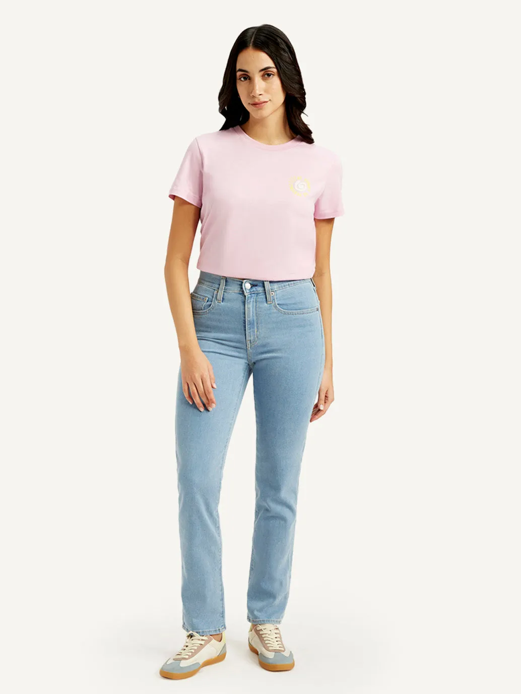 Women's 724 Blue Slim Fit High Rise Jeans LEVI'S