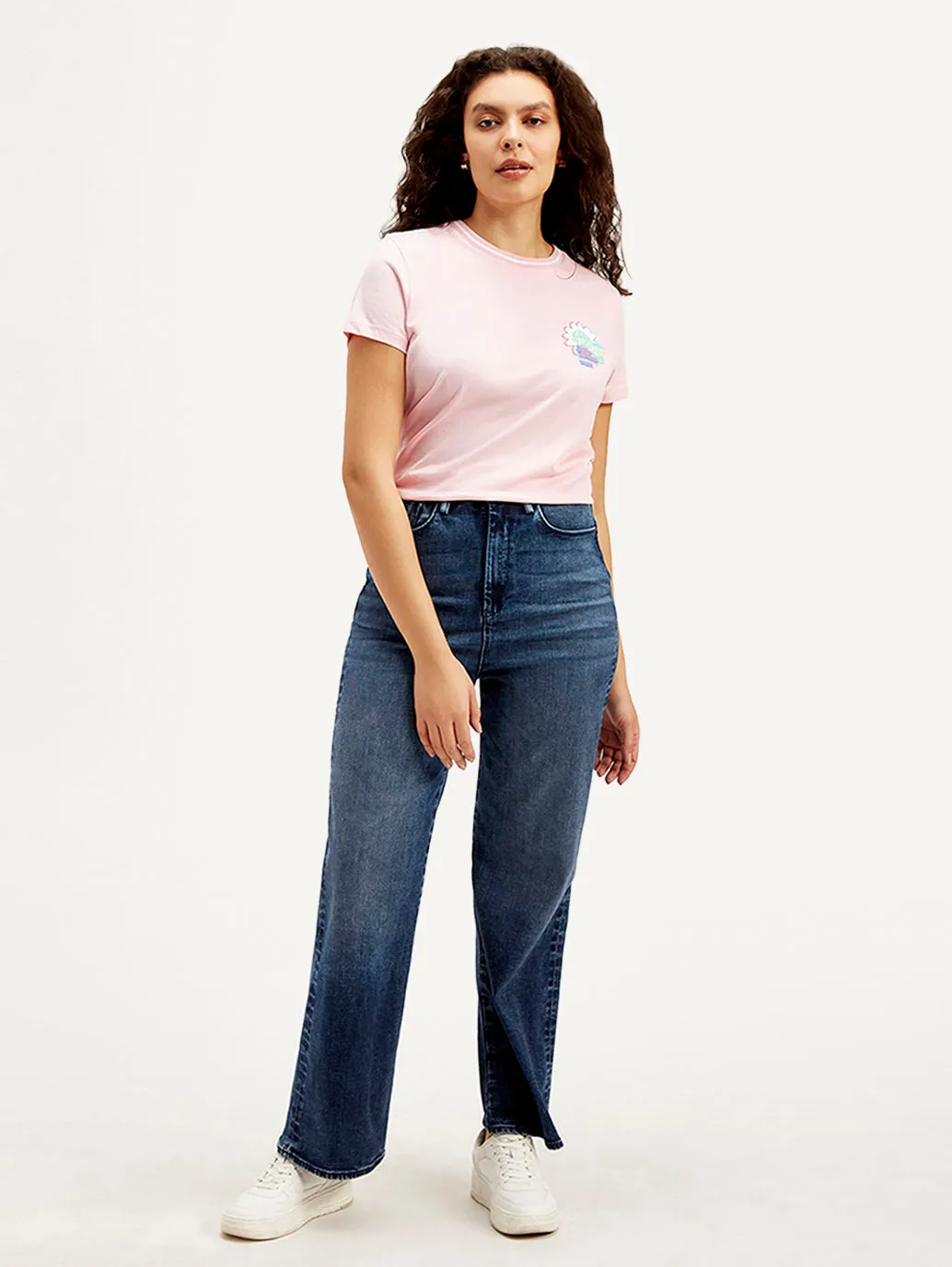 Women's 724 Blue Slim Fit High Rise Jeans LEVI'S