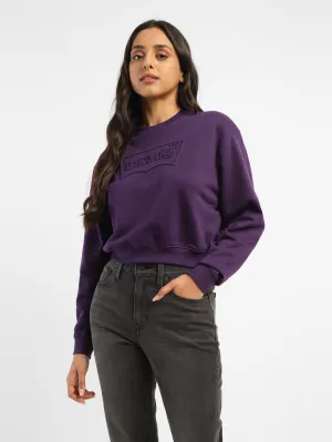 Women's Brand logo Regular Fit Crew Neck Sweatshirt LEVI'S