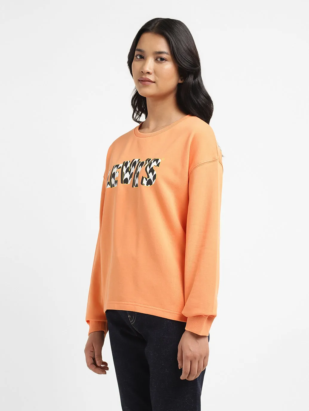 Women's Printed Crew Neck Sweatshirt LEVI'S