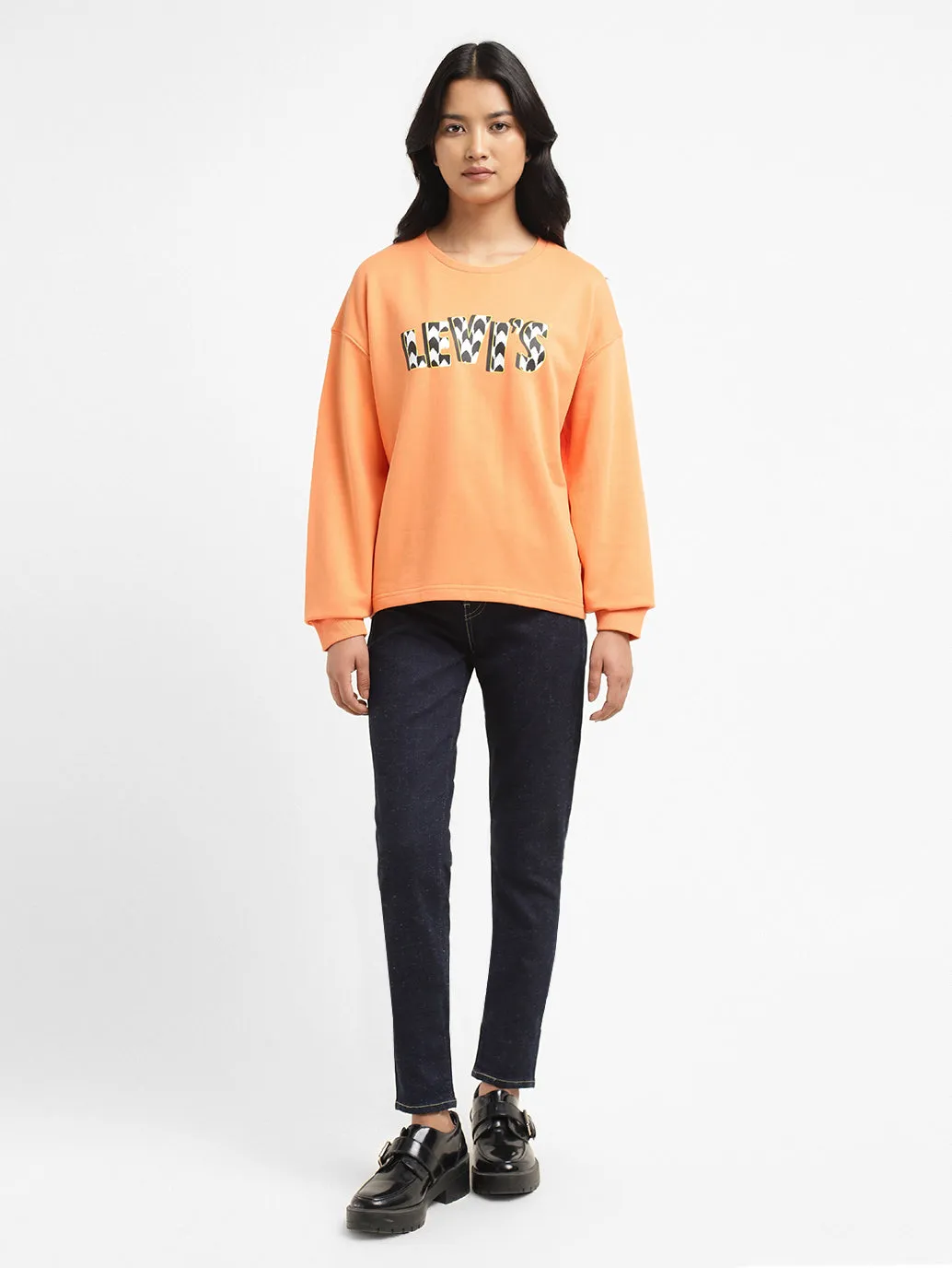 Women's Printed Crew Neck Sweatshirt LEVI'S