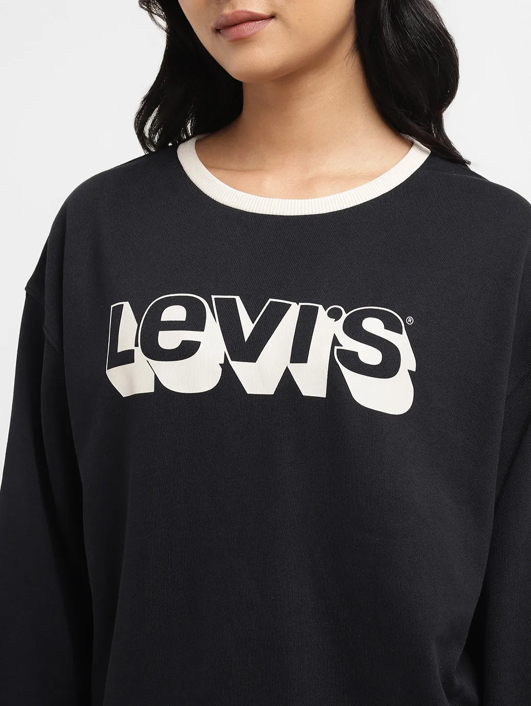 Women's Printed Crew Neck Sweatshirt LEVI'S