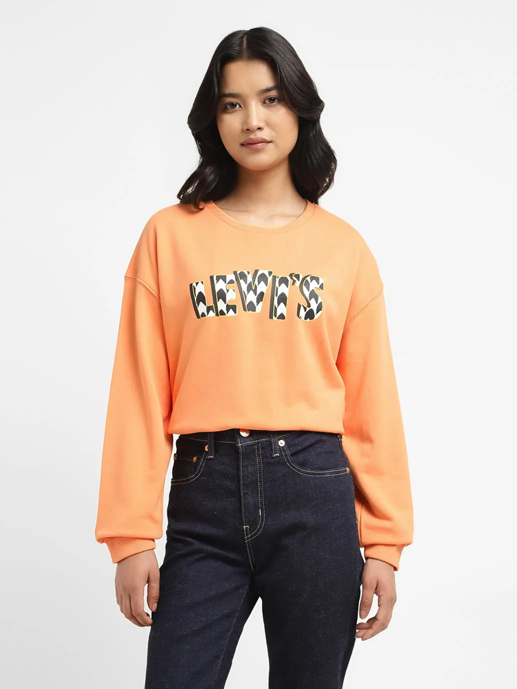 Women's Printed Crew Neck Sweatshirt LEVI'S