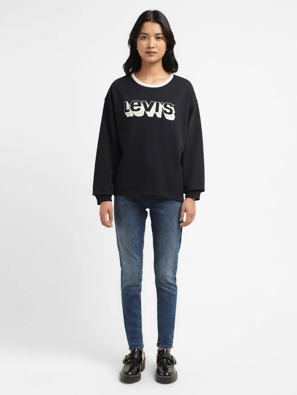 Women's Printed Crew Neck Sweatshirt LEVI'S