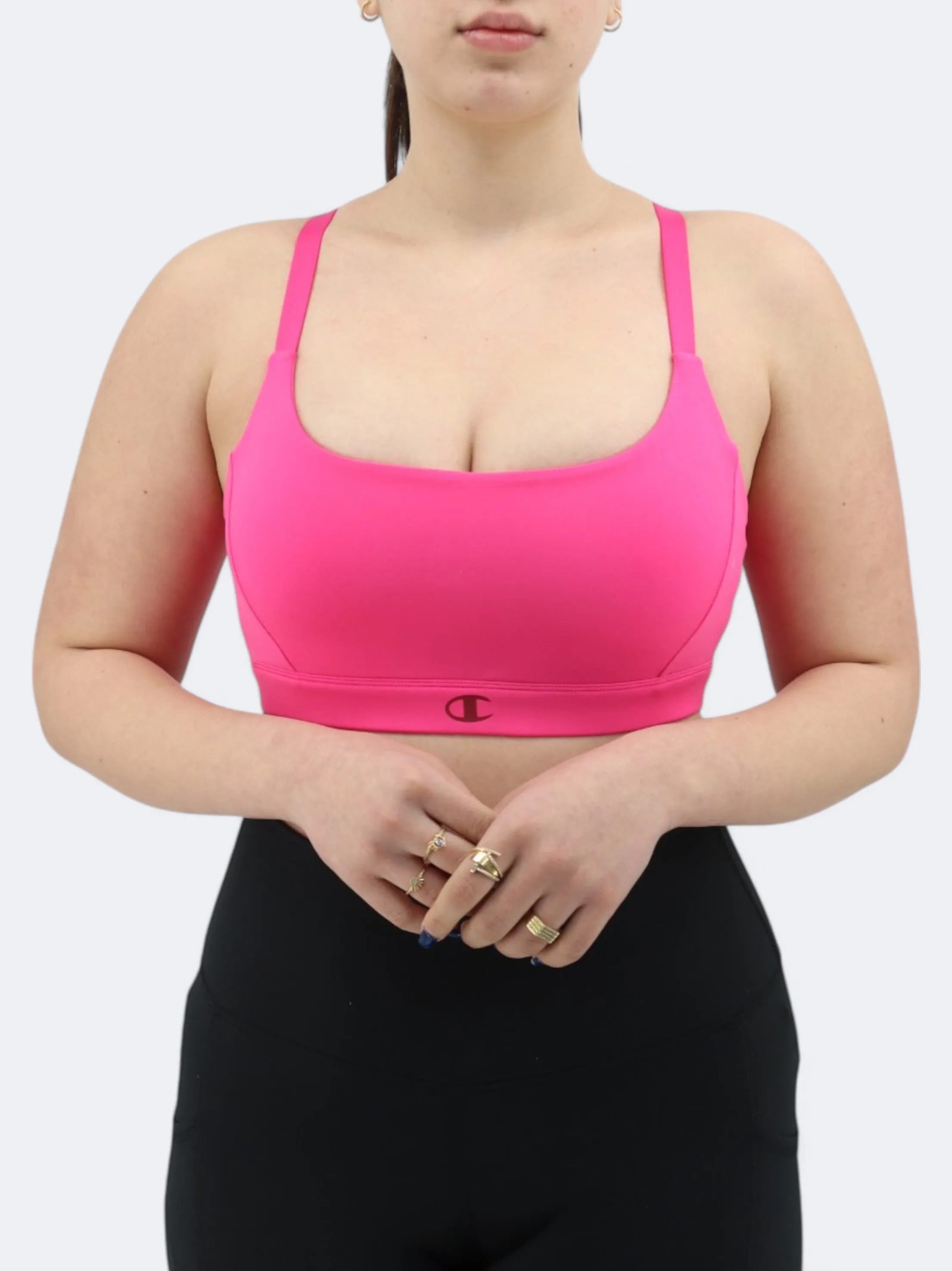 Women's Sports Cropped Top,Pink