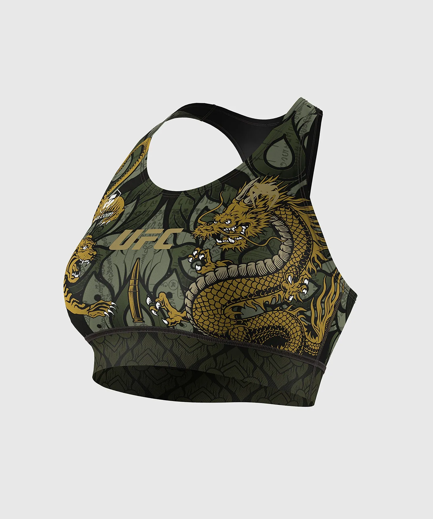 Women’s UFC Unrivaled by Venum Green Valentina Shevchenko Sports Bra