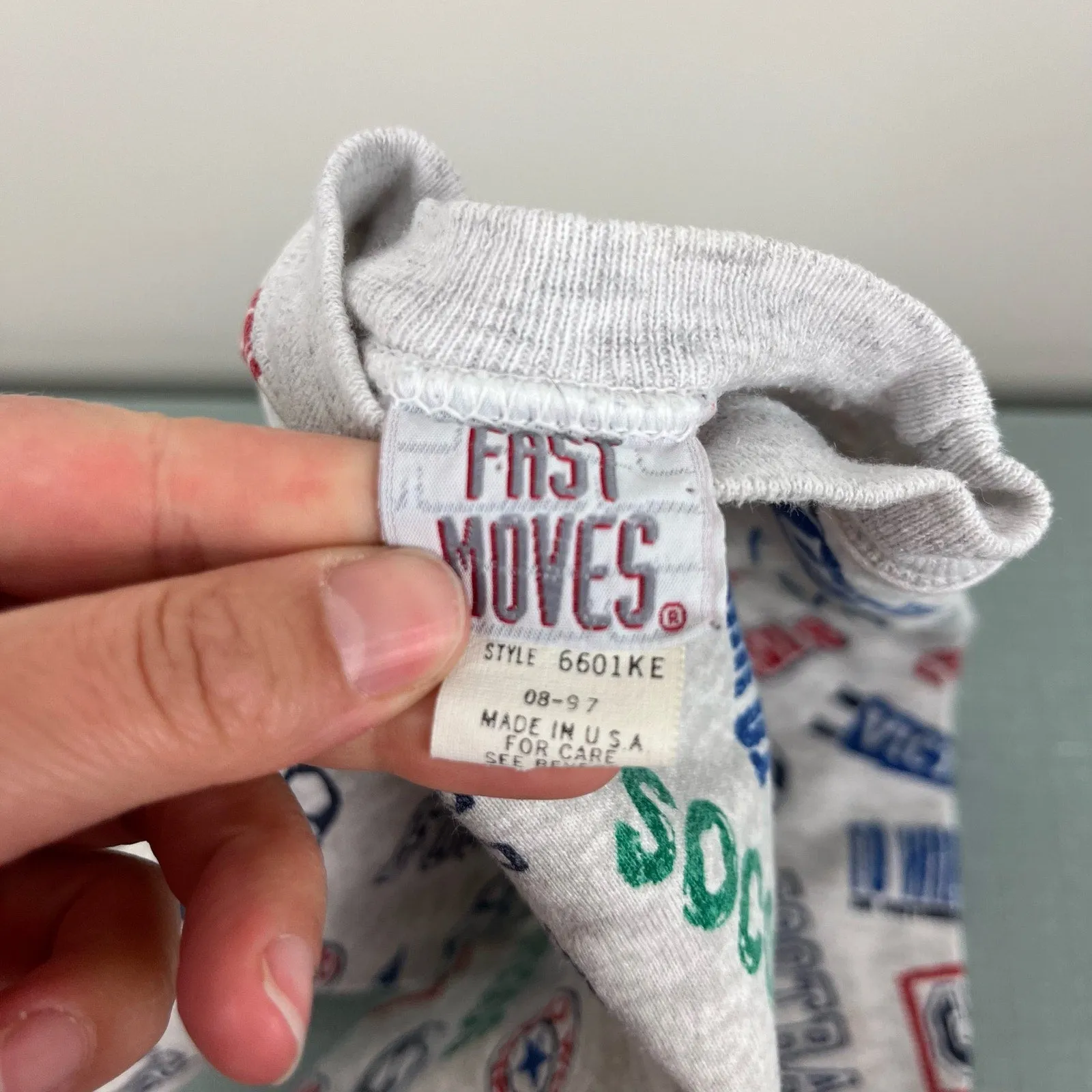 Worth Every Penny Vintage Fast Moves Sports Sweatshirt 5-6 USA  Limited Availability!