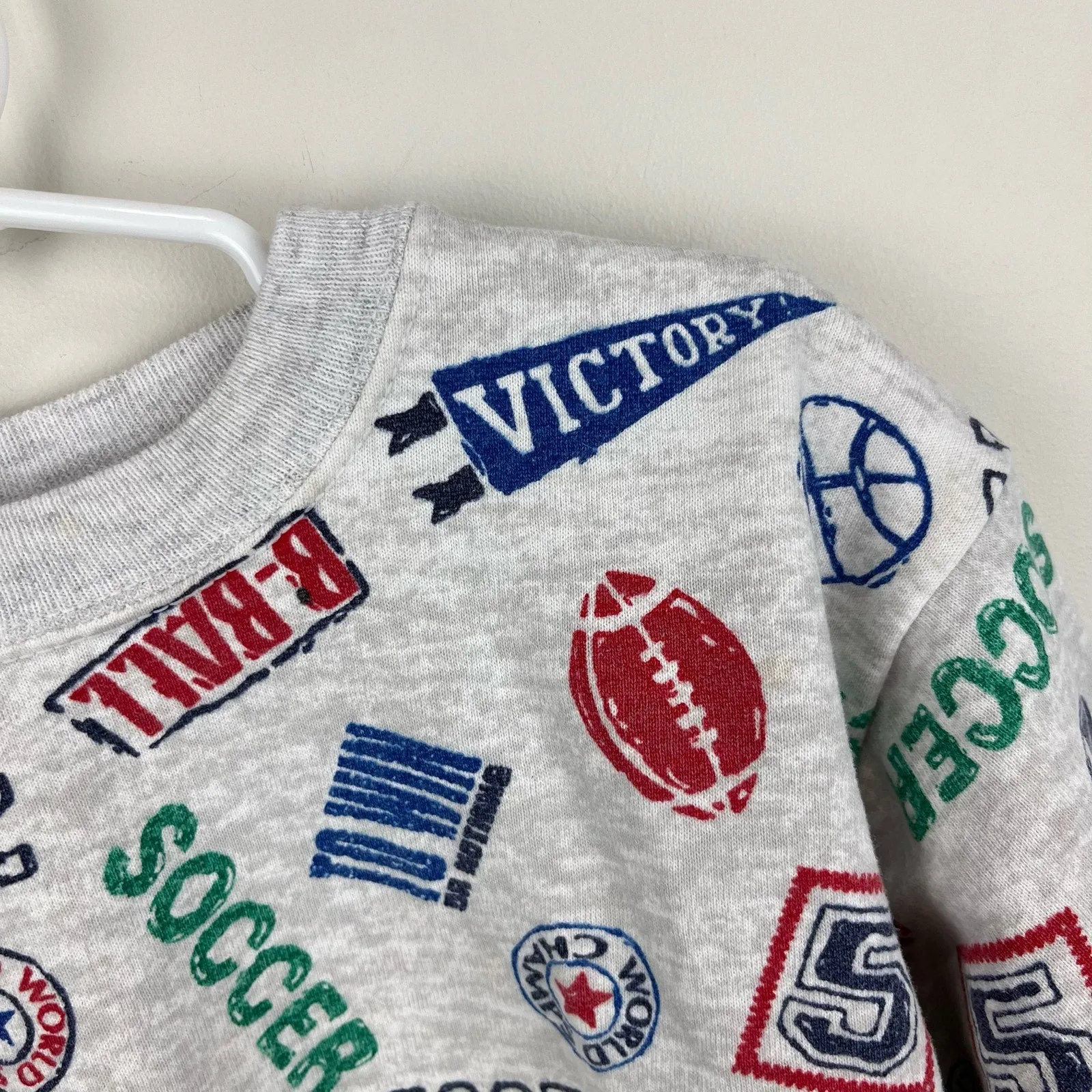 Worth Every Penny Vintage Fast Moves Sports Sweatshirt 5-6 USA  Limited Availability!